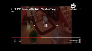 Monk Watches TV