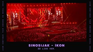 iKON - SINOSIJAK (LIVE @CONTINUE TOUR ENCORE IN SEOUL 2019) [3D MUSIC - USE HEADPHONES]