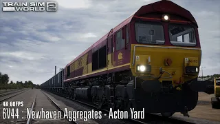 6V44 : Newhaven Aggregates - Acton Yard - East Coastway - Class 66 - Train Sim World 2