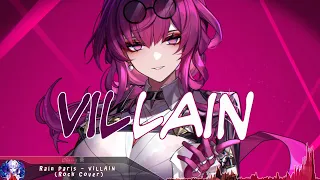 Nightcore - VILLAIN (Rock Version) - (Lyrics)