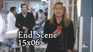 Grey's Anatomy 15x06 Ending Scene Meredith with Derek & All Her Loved Ones Who Passed Away / Dead