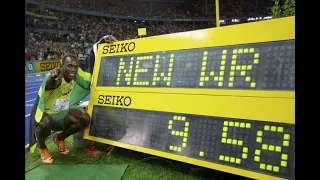 Mens 100m Final, World Championships Berlin 2009 WORLD RECORD - UK commentary & interview