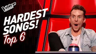 HARDEST SONGS to Sing in The Voice Part 2! 🤯 | TOP 6