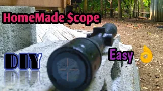 Realistic Homemade Scope Made of PVC Pipe | Markie A