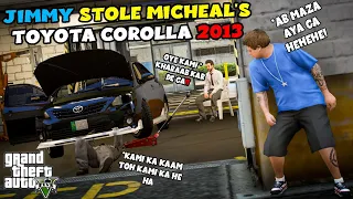 JIMMY STOLE MICHAEL'S TOYOTA COROLLA 2013 | PAINT JOB ON BODY-KITS | NB - EP #06 | GTA 5 PAKISTAN