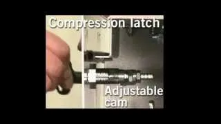 Learn about quarter-turn compression latches