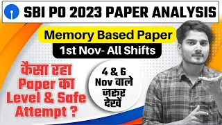 SBI PO 2023 Memory Based Paper | QUANT Paper | Exam Analysis | Vijay Mishra