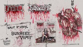 CASKET / FILTHDIGGER - "Butcher's Vomit" split (full EP)