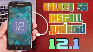 Samsung Galaxy S6/S6 Edge Install Android 12.1|LineagOS 19.1 Rom|Full installation Tutorial