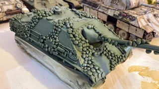 Will the reverse Blu tack ball, Ambush Camo pattern work??? Or fail?? Meng Jagdpanther