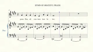 Hymn of grateful Praise [SATB] | Soprano with Accompaniment