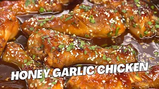 Glazed Honey Garlic Chicken Drumsticks. Best Way To Cook Chicken Legs in Oven Recipe by Always Yummy