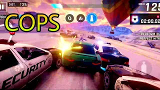 Asphalt 9: Legends COPS escape gameplay | Hunted | Police Chase