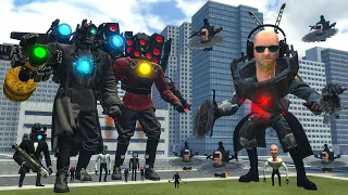 NEW MUTANT BUZZSAW SKIBIDI TOILET VS TITAN CAMERAMAN/SPEAKERMAN AND TV MAN In Garry's Mod!