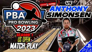 PBA PRO BOWLING 2023 | S1 | US Open | Match Play | vs Anthony Simonsen (7/29/23) W 247-177