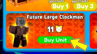 *NEW* CLOCK EVENT UNITS IS COMING!! - Toilet Tower Defense Concept