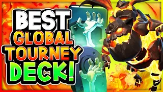 #1 DECK for the GLOBAL TOURNAMENT in CLASH ROYALE!