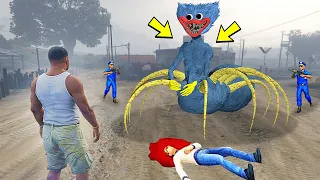 ХАГГИ ВАГГИ ПАУК в ГТА 5 МОДЫ! HUGGY WUGGY SPIDER ОБЗОР МОДА в GTA 5 ВИДЕО