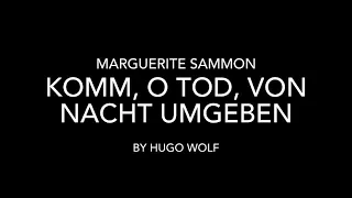 Komm, o Tod, von Nacht umgeben from Spanish Liderbuch: Weltlich Lieder by Hugo Wolf