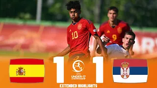 Spain vs Serbia | Highlights | U17 European Championship 24-05-2023
