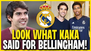 JUST HAPPENED! KAKA NO REAL MADRID! HE TALKED ABOUT BELLINGHAM! | REAL MADRID NEWS