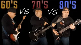 60's VS 70's VS 80's (Guitar Riffs Battle)