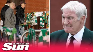 Bertie Auld: Celtic fans leave tributes for Lisbon Lions legend at Parkhead