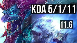 TRUNDLE vs VOLIBEAR (JUNGLE) | 5/1/11 | EUW Diamond | v11.6