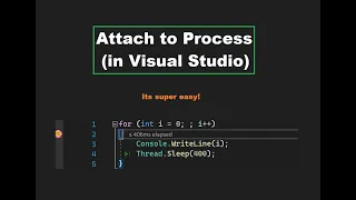 Attach to Process in Visual Studio