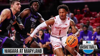 Niagara at Maryland | Highlights | Big Ten Men's Basketball | Nov. 7, 2022