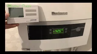 Adaugare apa si conectare termostat de camera pentru Buderus Logamax Plus