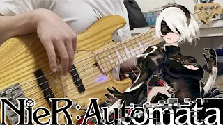 [NieR:Automata Ver1.1a] escalate [Bass Cover with Tabs]