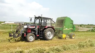 John Deere 590 Bálázás