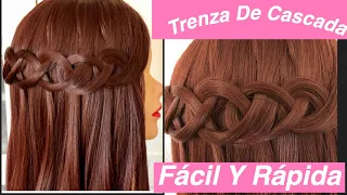 Trenza de Cascada Fácil Y Rápida De Hacer