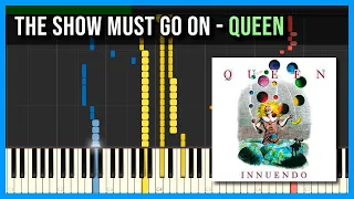 The show must go on (Queen) | Synthesia tutorial 🎵