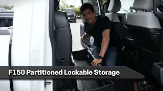 Partitioned Lockable Storage in the Ford F150