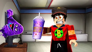 MC DONALD'S CANAVARI BENİ KOVALADI!! 😫 Roblox Escape Grimace Obby