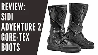 QUICK REVIEW: Sidi Adventure 2 Gore-Tex® Waterproof Motorcycle Boots