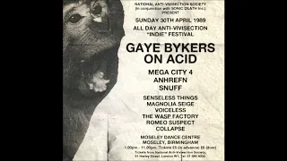 Gaye Bykers on Acid - Moseley Dance Centre, Birmingham 30th April 1989