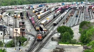 Kicking Cars at the Norfolk Southern Gest St. Yard; Watch crews get the freight where it needs to be