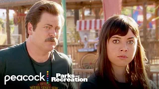 Ron calls April out for acting like a child | Parks and recreation