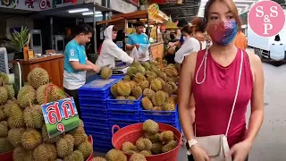 ဘန်ကောက်ကနေ ဒူးရင်းသီးသွားဝယ်စားကြမယ် Durian Market in bangkok