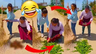 Funny sister-in-law regards vegetables as meat?😍 Best Funny Videos Part 68 #funny #funnyvideo