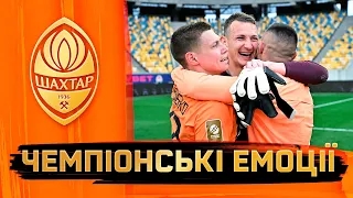 First emotions of the champions 🏆 Shakhtar are the 2023/24 Ukrainian Premier League winners
