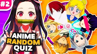 ANIME RANDOM QUIZ #2 | Ultimate challenge | Quiz Yourself!