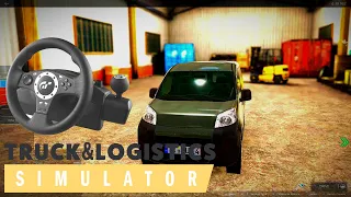 Truck & Logistics Simulator|I had an accident.. [steering wheel gameplay]