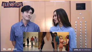 Paulo Avelino and Kylie Verzosa react to 'ELEVATOR' Official Trailer | April 24 Only In Cinemas