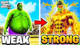 GTA 5: Upgrading Weakest To STRONGEST HULK In GTA V ! ( GTA 5 mods )