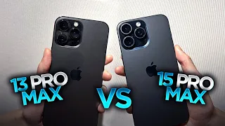¿LA MISMA CÁMARA!? iPhone 15 Pro Max vs 13 Pro Max | Test Videos y Fotos [REVIEW]