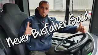 Neuer Busfahrer Said wird angelernt